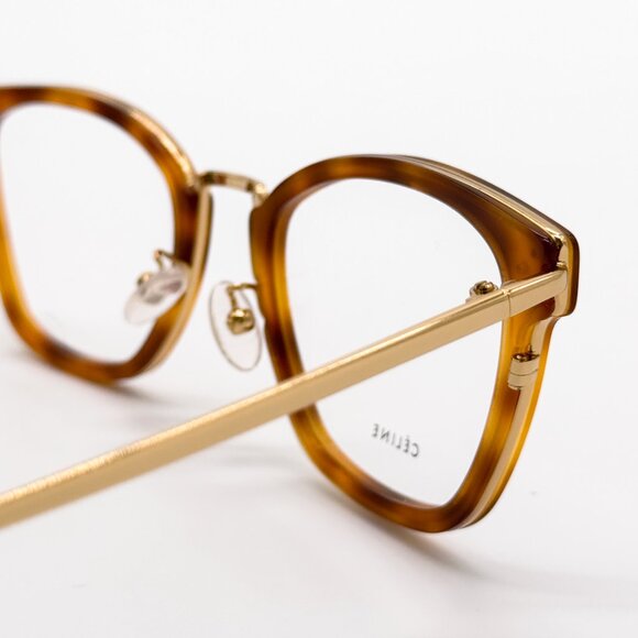 NEW CELINE CL 50002U 055 WOMEN LIGHT HAVANA EYEGLASSES CELINE CL50002U 055 - Picture 7 of 12